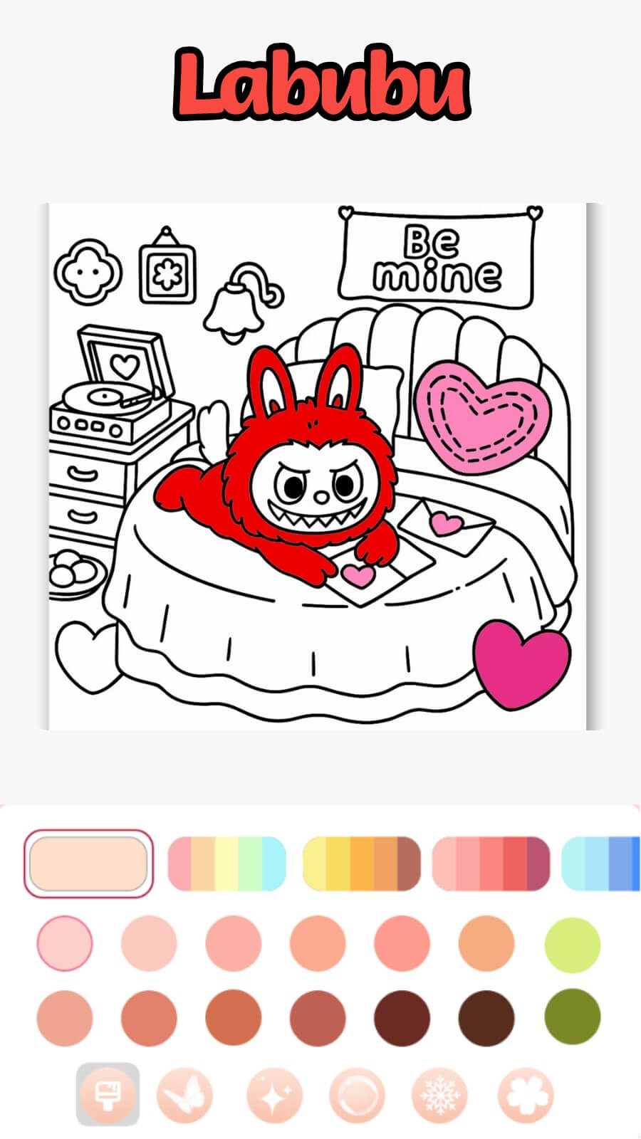 Labubu Coloring Game Promo Image 1
